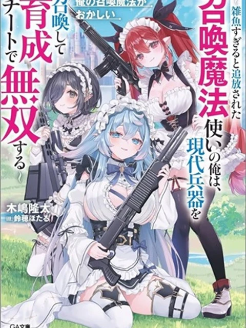 俺の召喚魔法がおかしい。~雑魚過ぎると追放された召喚魔法使いの俺は、現代兵器を召喚して育成チートで無双する~